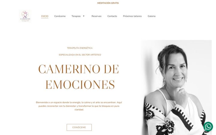 Screenshot of camerinoemociones.com