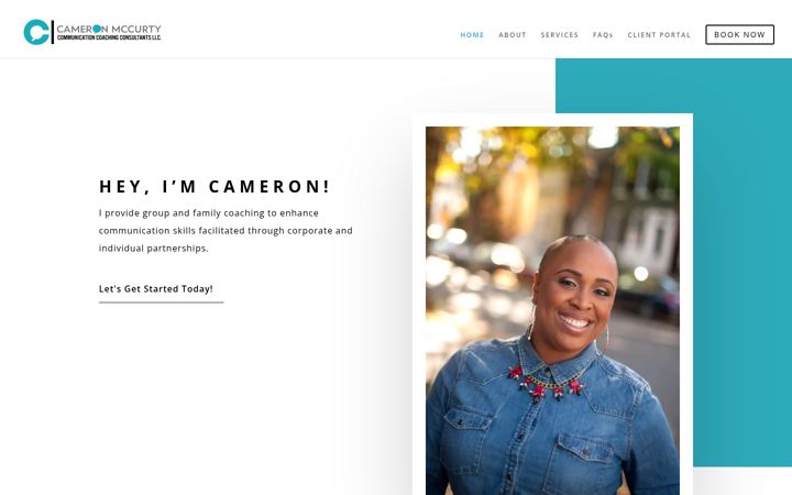 Screenshot of cameronmccurty.com