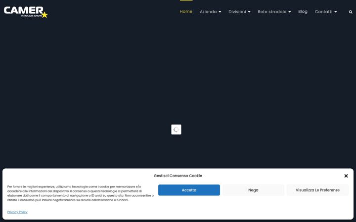 Screenshot of camerpetroleum.it