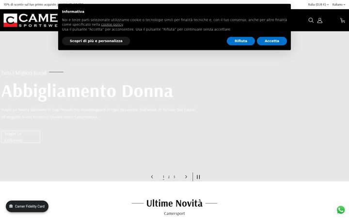 Screenshot of camersport.eu