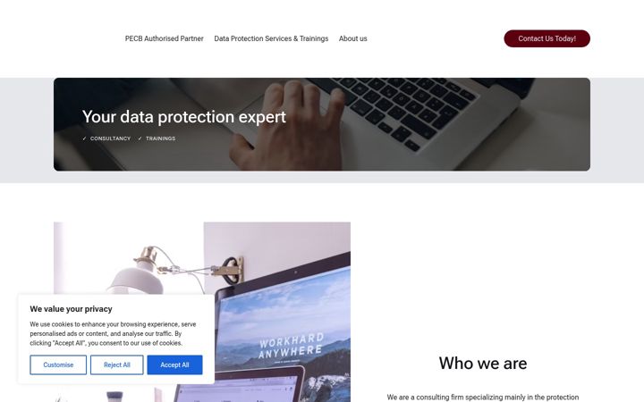 Screenshot of camexsecurity.com