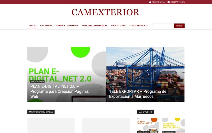 Screenshot of camexterior.org