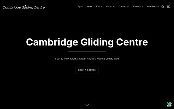 Screenshot of camgliding.uk