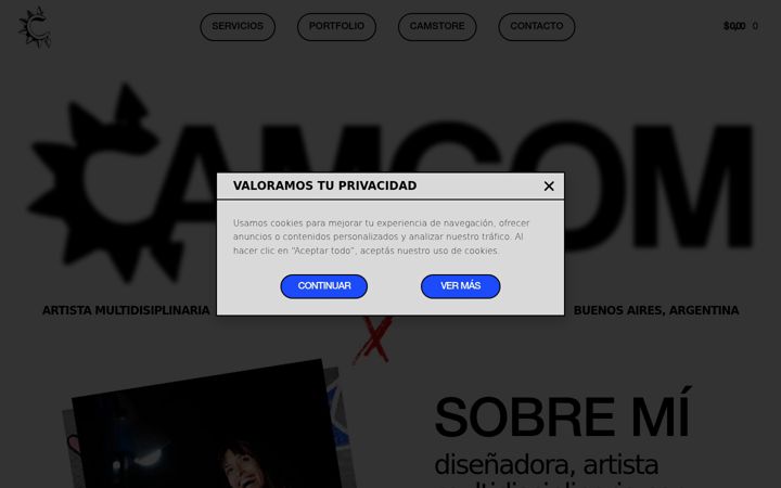 Screenshot of camgom.com