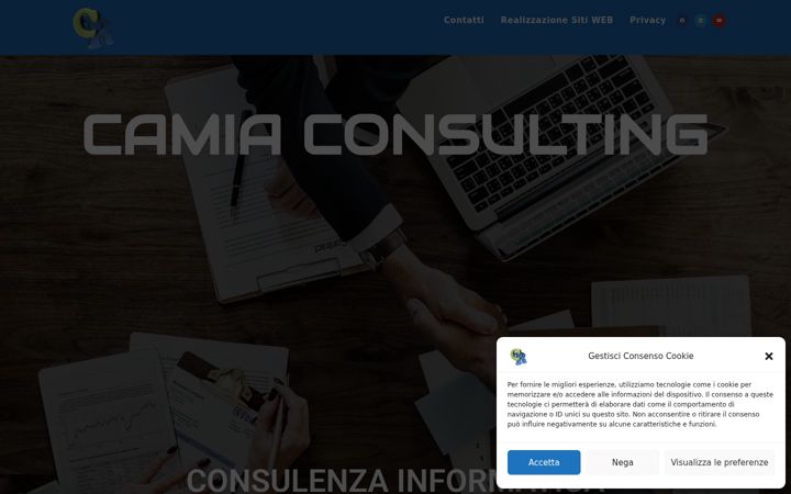Zrzut ekranu camiaconsulting.it