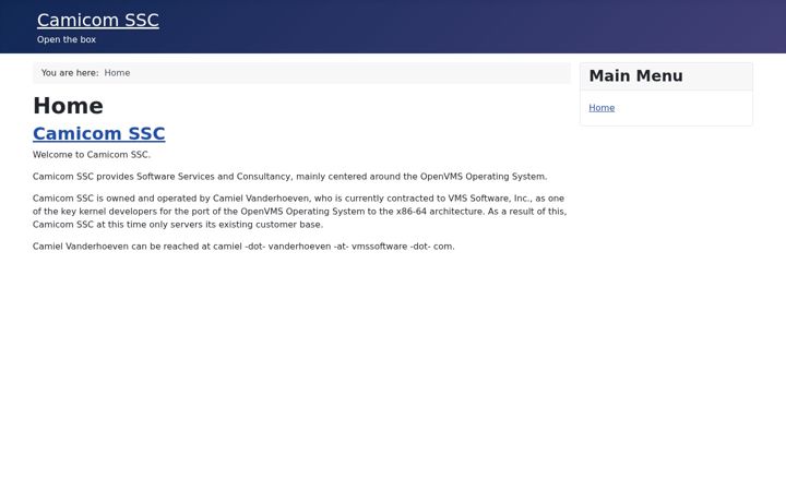 Screenshot of camicom.com