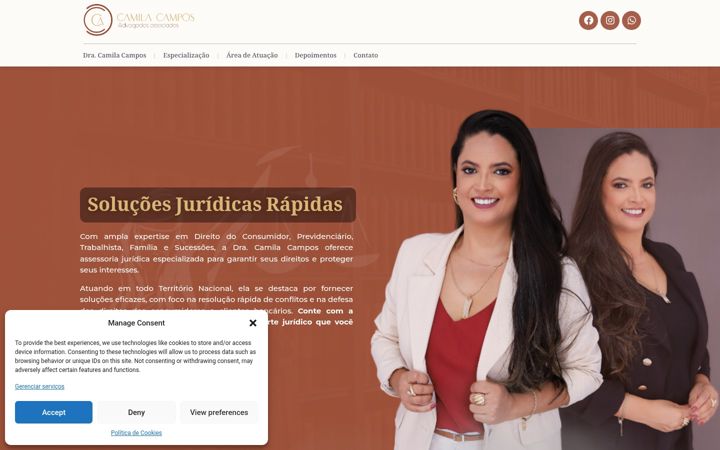 Screenshot of camila-campos.com