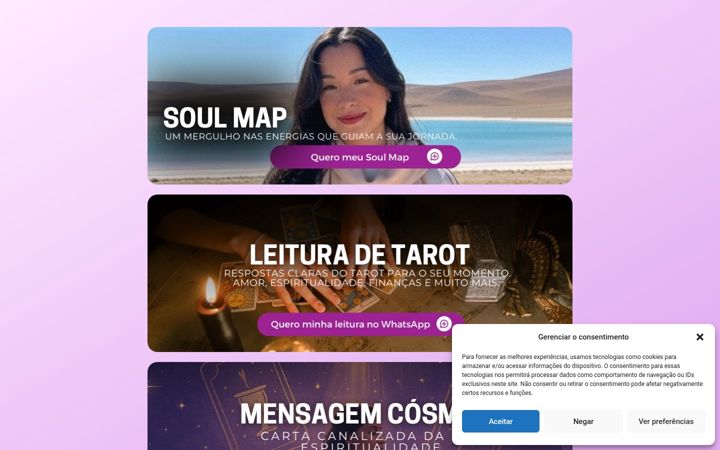 Screenshot of camilalourenzo.com.br