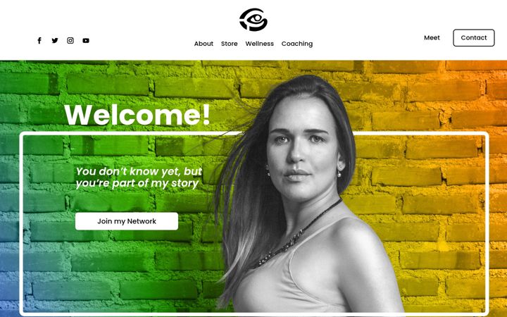 Screenshot of camilasanto.com