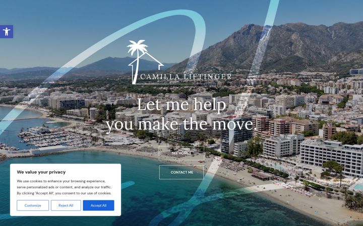 Screenshot of camillaliftinger.com