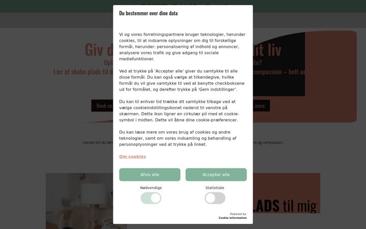 Screenshot of camillaqwist.dk