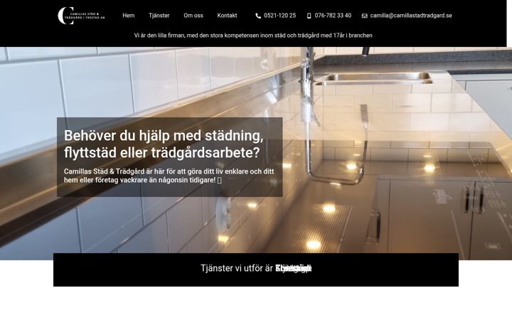 Screenshot of camillastadtradgard.se