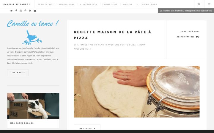 Screenshot of camille-se-lance.com