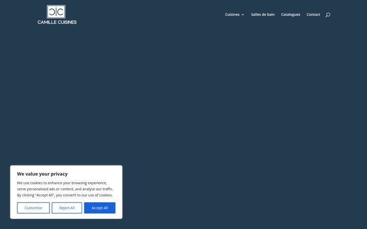 Screenshot of camillecuisines.fr