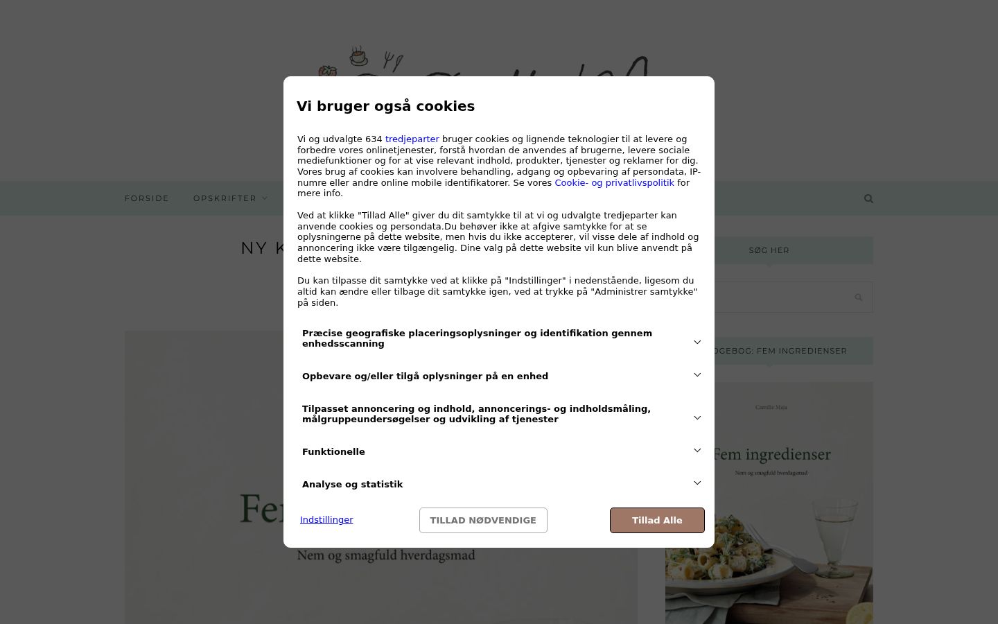 Zrzut ekranu banera zgody wyświetlanego przed jakąkolwiek interakcją