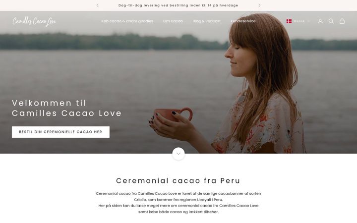 Screenshot of camillescacaolove.com