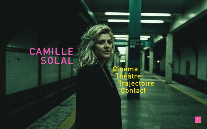 Screenshot of camillesolal.com