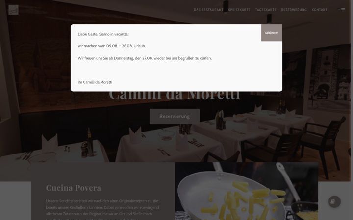 Screenshot of camilli-damoretti.de