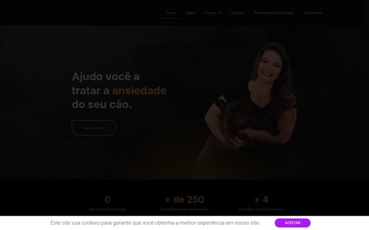 Screenshot of camillichamone.com.br