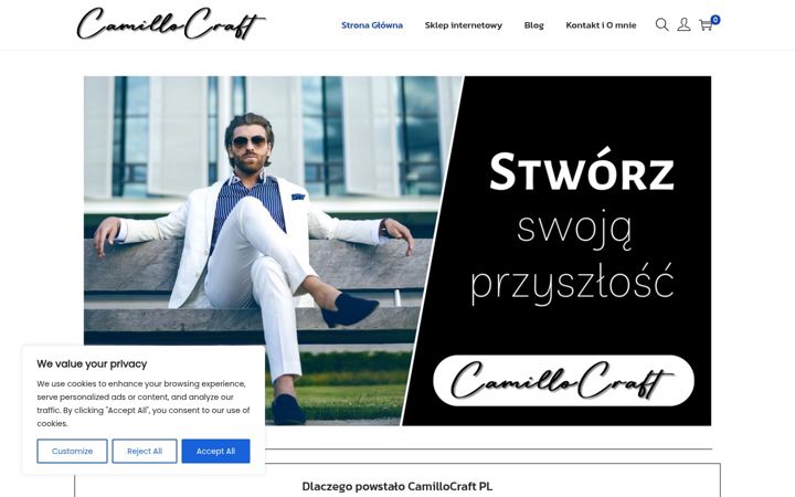 Zrzut ekranu camillocraft.pl