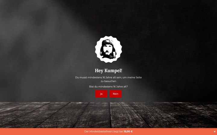 Screenshot ta' camillos-beer.de