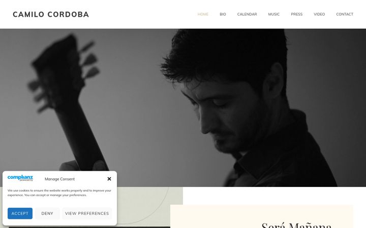 Screenshot of camilocordoba.com