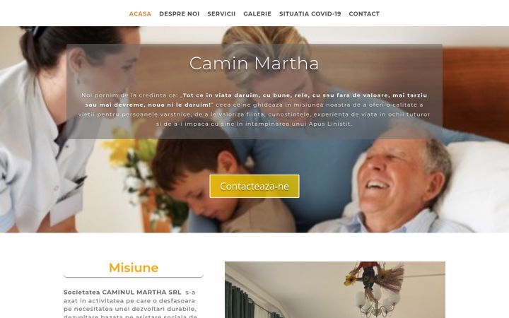 Screenshot of caminalzheimerbucuresti.ro