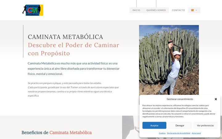 Screenshot of caminatametabolica.es