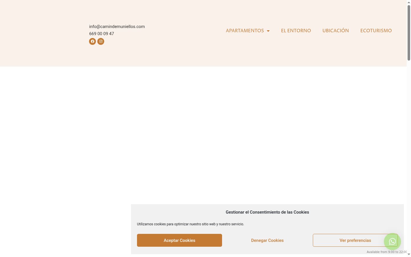 Screenshot tal-banner tal-kunsens muri qabel kwalunkwe interazzjoni