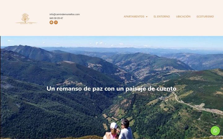 Screenshot of camindemuniellos.com