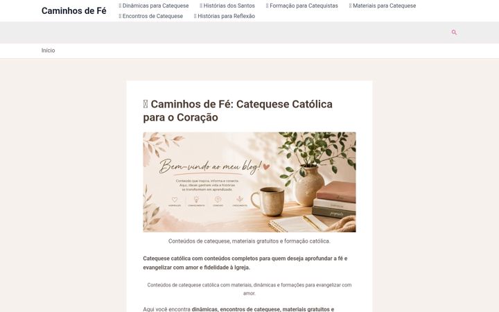 Screenshot van caminhosdefe.com.br