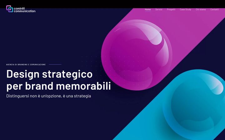 Screenshot of caminitigraphic.it