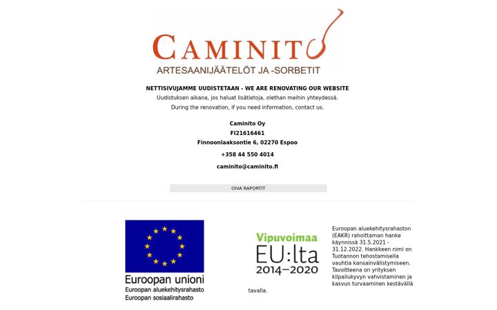 Screenshot of caminito.fi