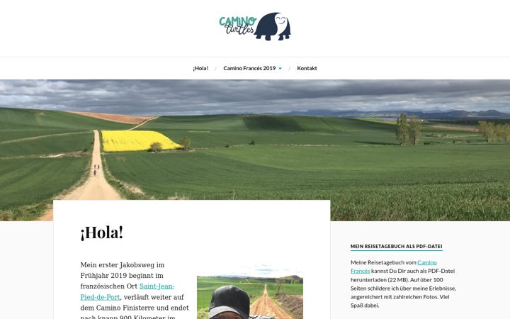 Screenshot of camino-turtles.com