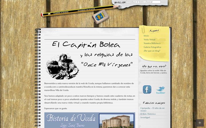 Screenshot of caminoauceda.es
