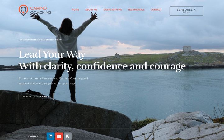 Screenshot του caminocoaching.ie
