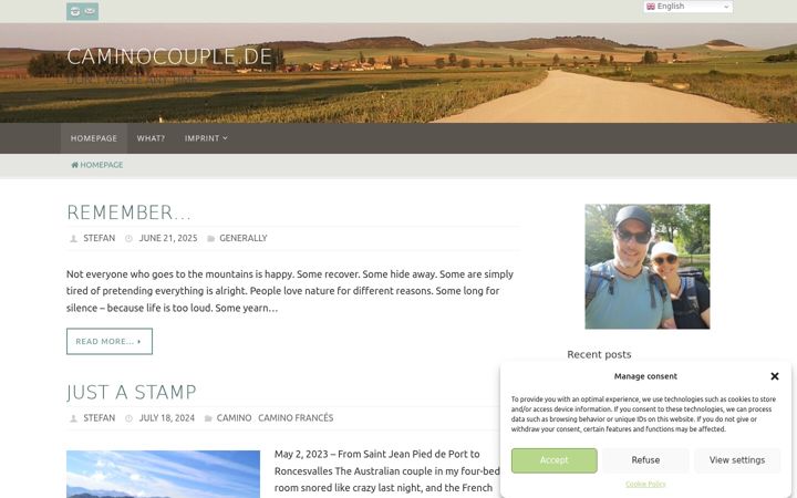 Screenshot του caminocouple.de