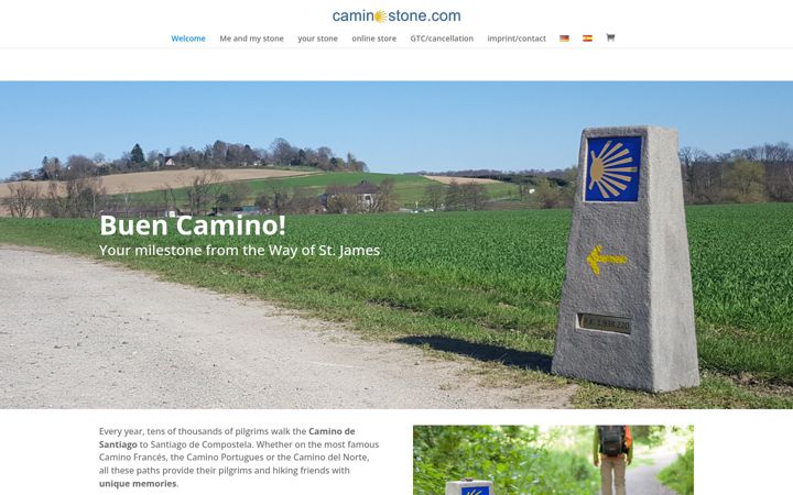 Screenshot ta' caminostone.com