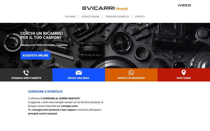 Screenshot of camionricambi.net