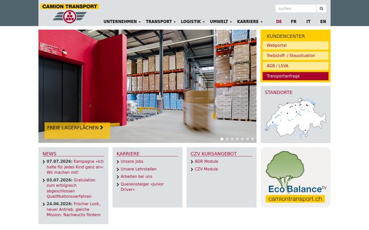 Ekrano kopija camiontransport.ch
