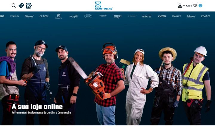 Screenshot of camitintas.pt