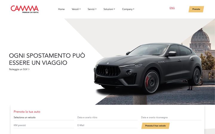 Screenshot of camma.rent