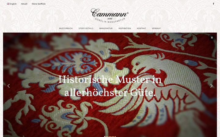 Screenshot του cammann-manufaktur.de