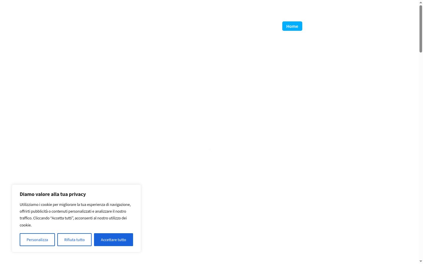 Capture d'écran de la bannière de consentement affichée avant toute interaction