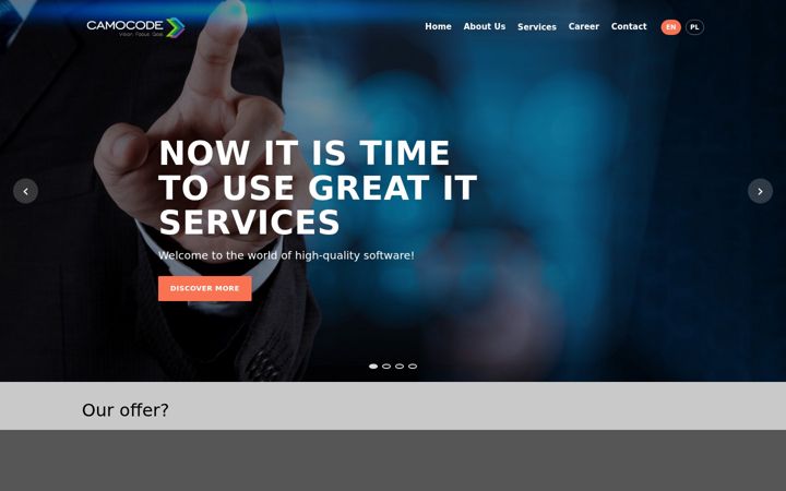 Screenshot of camocode.com