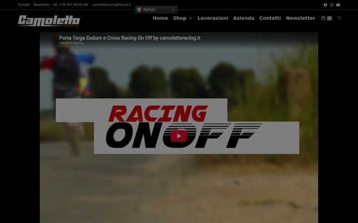 Zrzut ekranu camolettoracing.it
