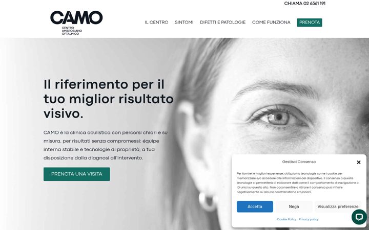 Screenshot of camospa.it