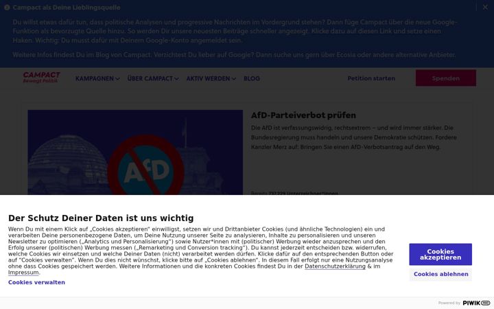 Zrzut ekranu campact.de