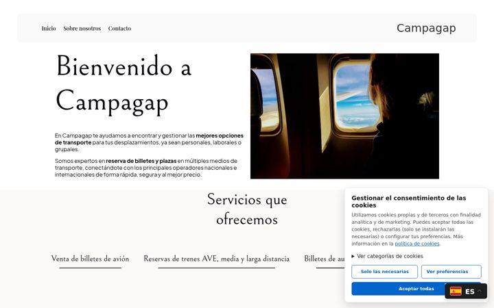 Screenshot of campagap.com