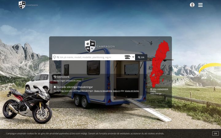 Screenshot of campagon.se